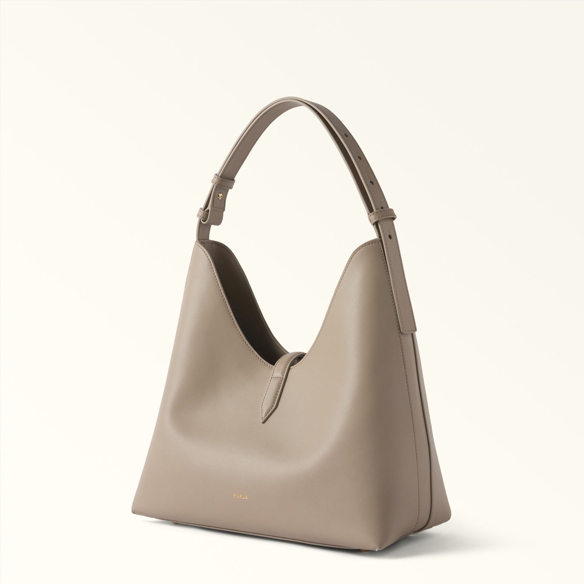 Furla Goccia M Hobo in White - Bags 