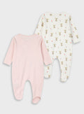 Set of 2 rompers for baby girls Energiers