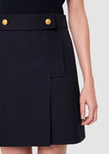 Jimmy midnight blue tailored wool skirt by Tara Jarmon Lebanon