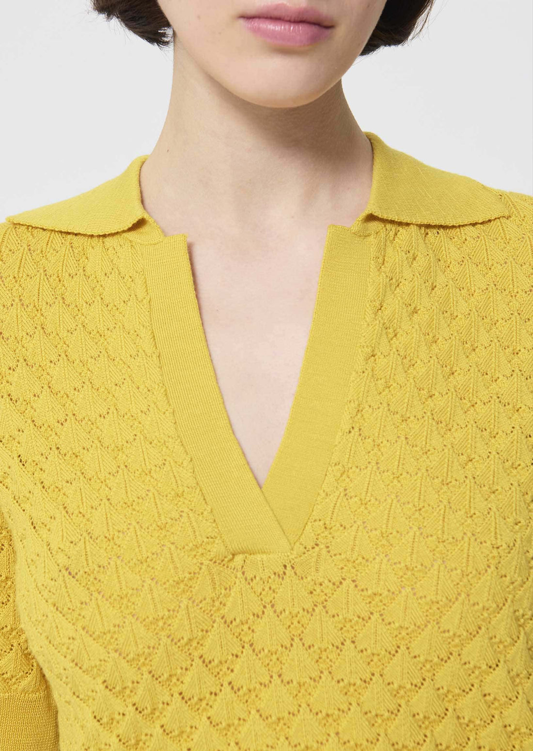Panpi  lemon yellow sweater