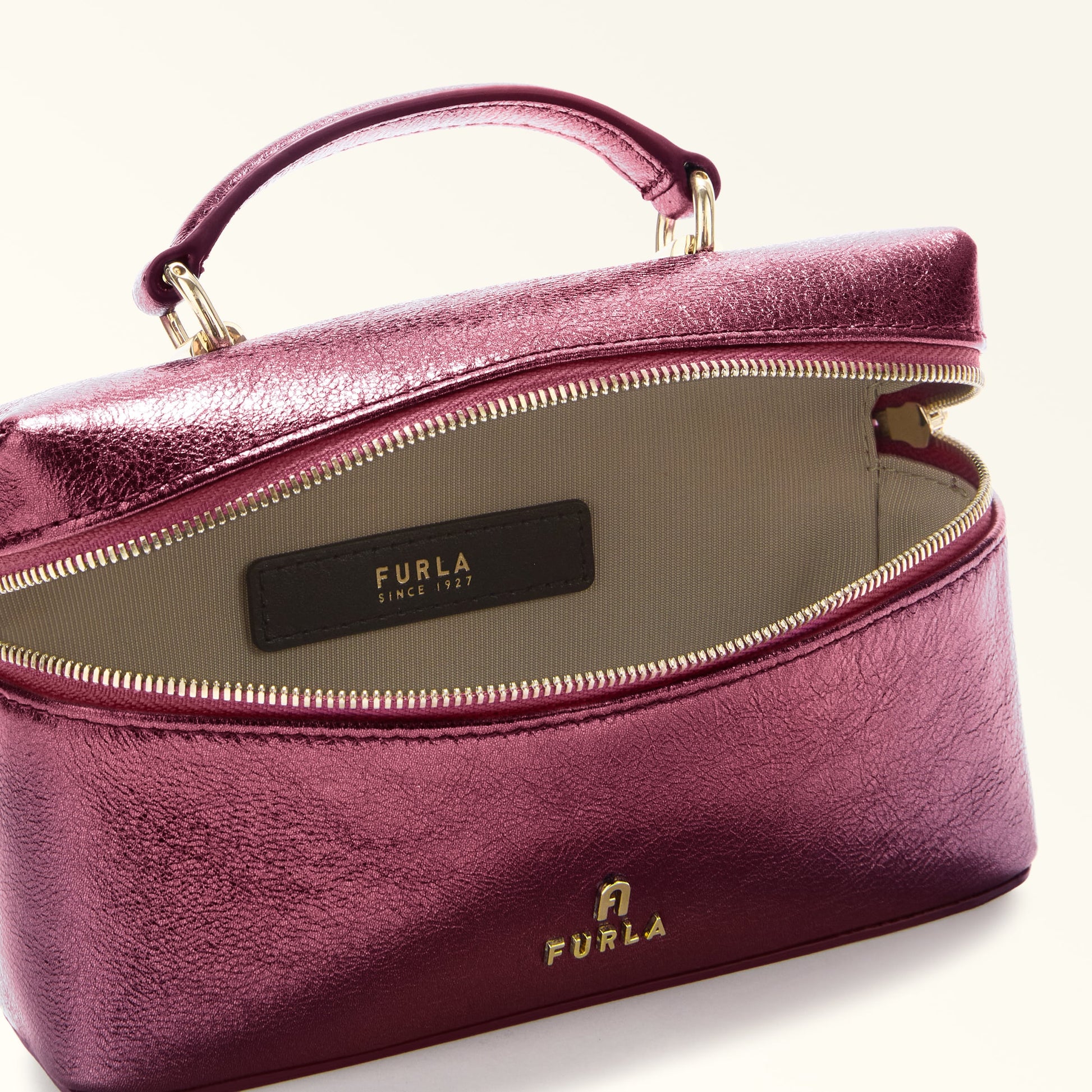 Furla Camelia Micro Crossbody Bag In Leather