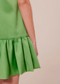 Riviera green satin dress by Tara Jarmon Lebanon