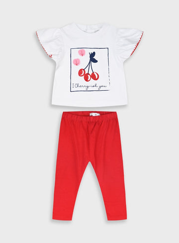 Red Infant Set for Girls