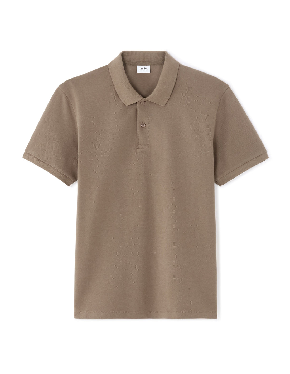 Regular Fit pique Polo Shirt, 100% Cotton Celio