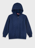 Children's Navy Cardigan For Boy