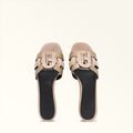 Furla Cilindro Mule Sandal T.50 in White - Shoes 