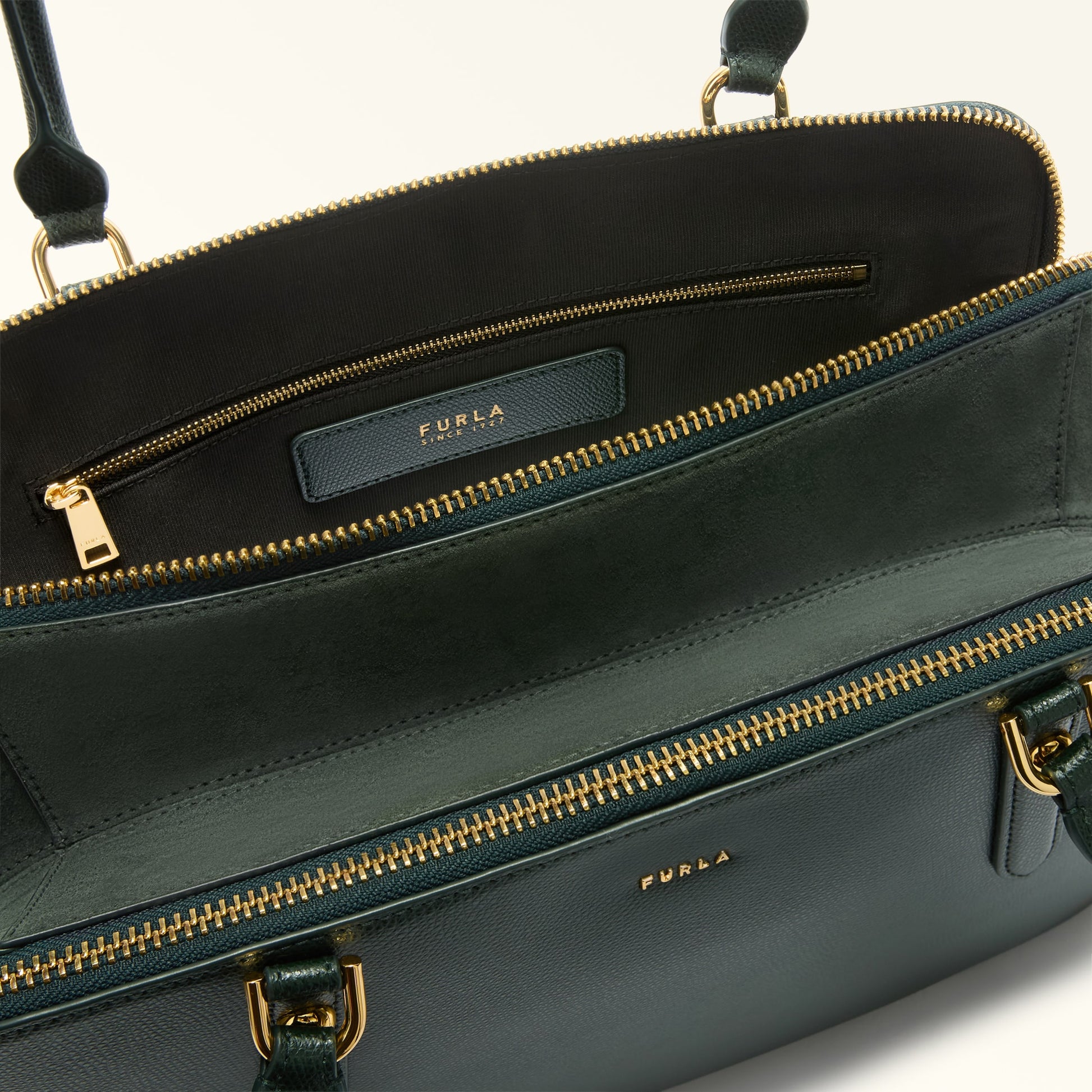 Furla Giulia L Boston  Bag In Leather