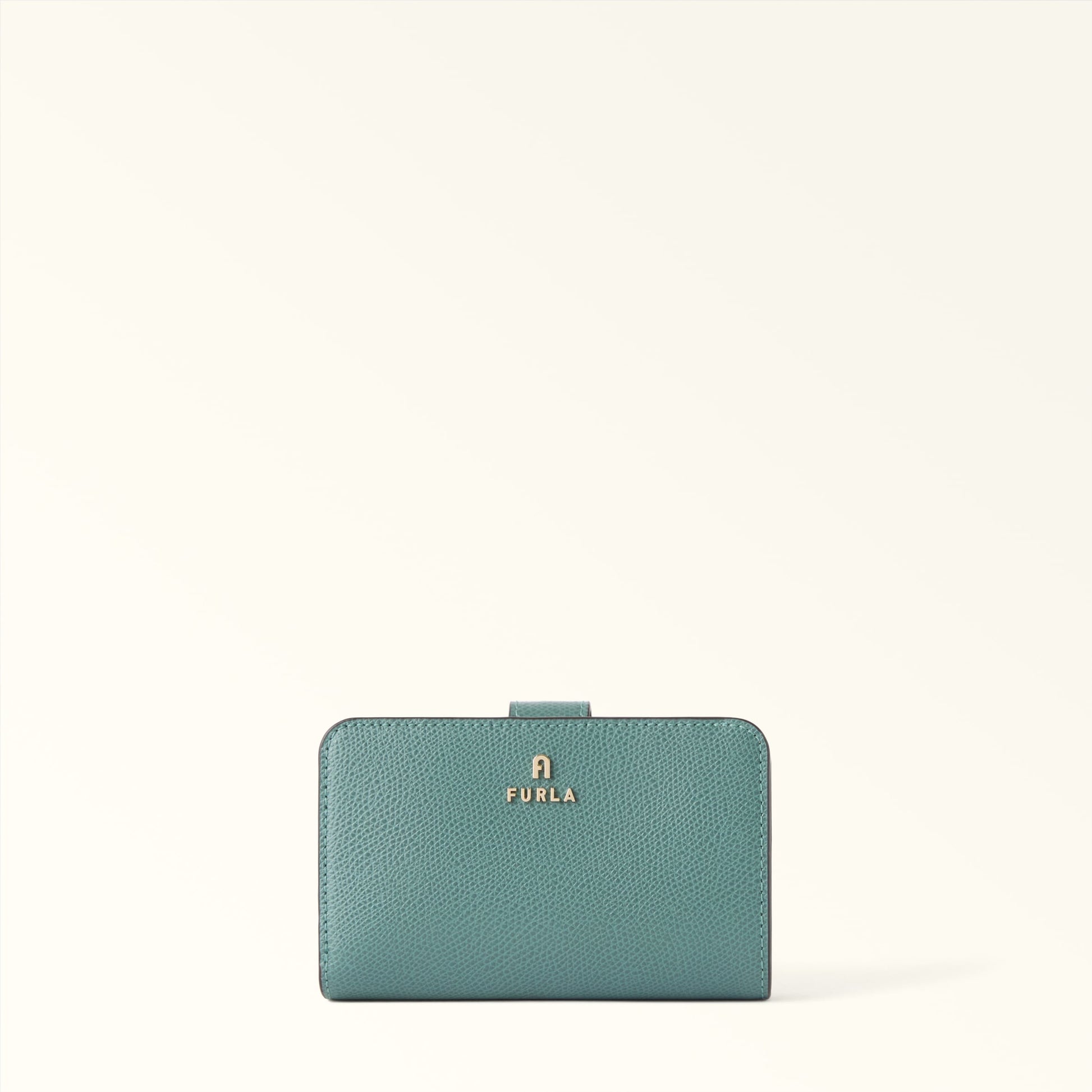 Furla Camelia M Compact Wallet in Green - Wallets 