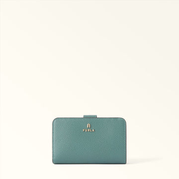 Furla Camelia M Compact Wallet in Green - Wallets 