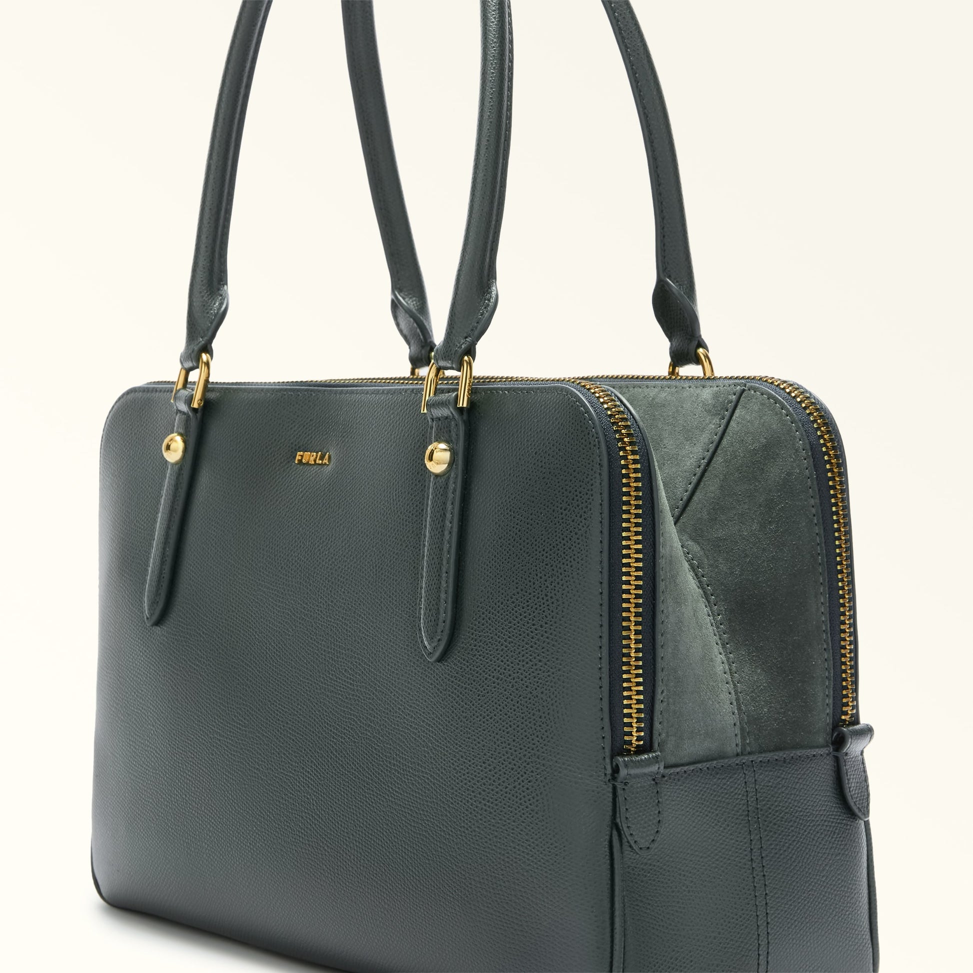 Furla Giulia L Boston  Bag In Leather