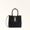 Furla Goccia S Tote Base 22 in Black - Bags 