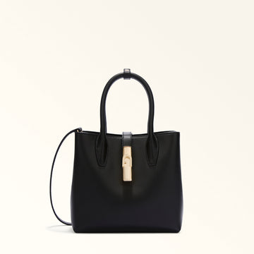 Furla Goccia S Tote Base 22 in Black - Bags 