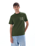 Olive Short Sleeves Tshirt - Celio Lebanon
