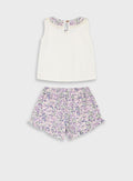 Set of shirt and shorts for baby girls Energiers