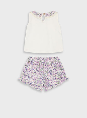Set of shirt and shorts for baby girls Energiers