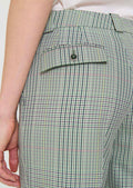 trousers in dark green Prince of Wales check