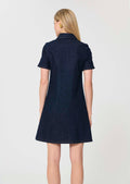 dress in raw denim