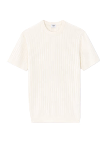 Ecru 01 Short Sleeves Tshirt - Celio Lebanon