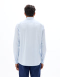 light blue Long sleeves Shirt