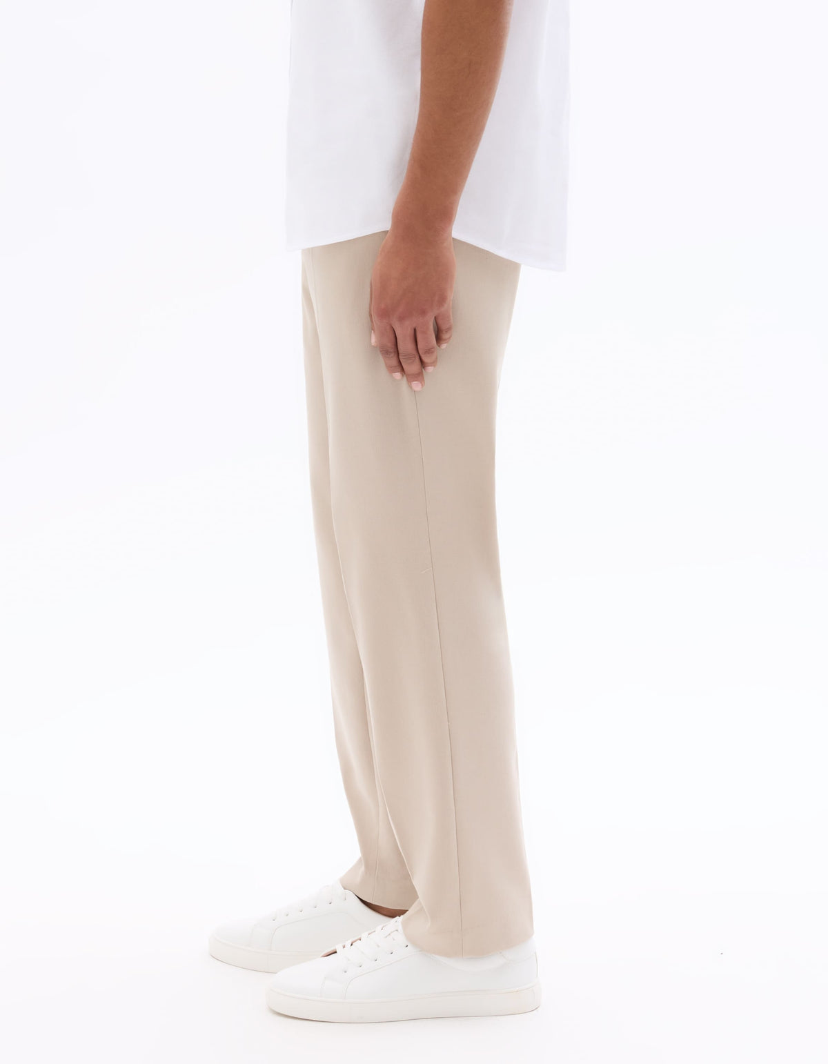Celio 24H loose stretch pants - Beige