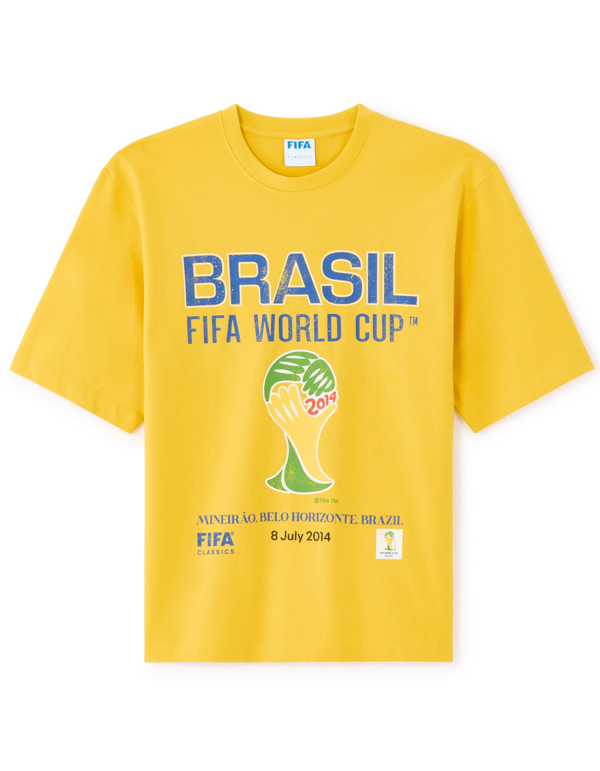 Celio FIFA CLASSICS - FIFA WORLD CUP™ - Yellow T-shirt Brazil 2014 - Yellow
