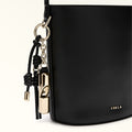 Furla Roxie M Bucket  Bag In Leather