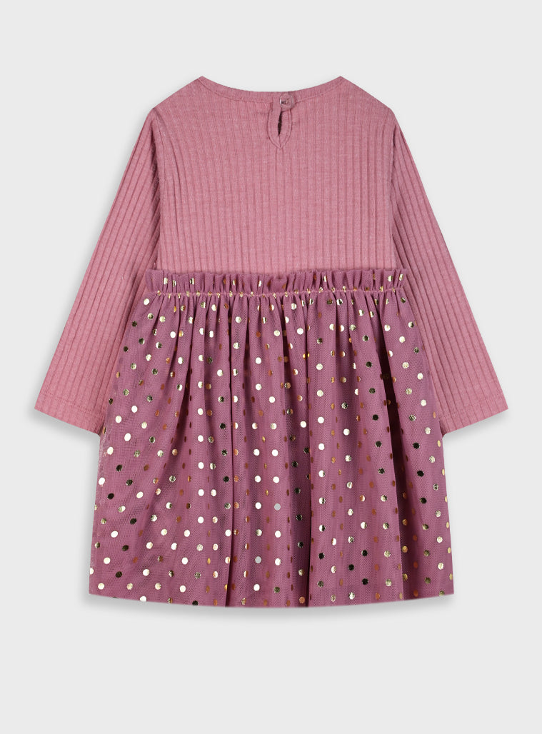 Girl Dress - Rose Petal