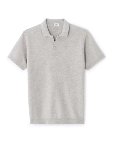 Grey Mel Short Sleeves Polo - Celio Lebanon