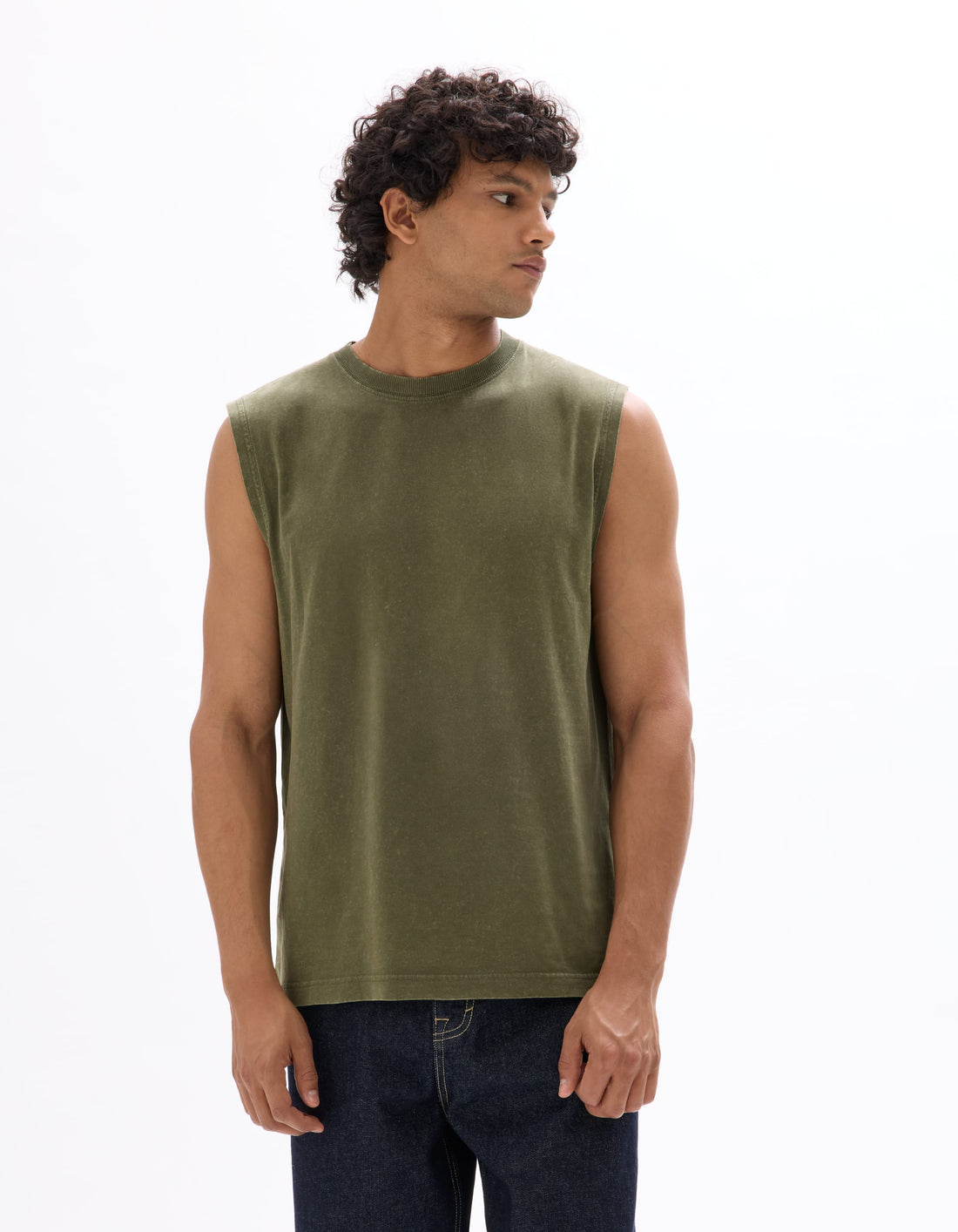 real khaki singlet