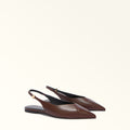 Furla Sfera  Slingback Ballerina T.10 in Brown - Shoes 