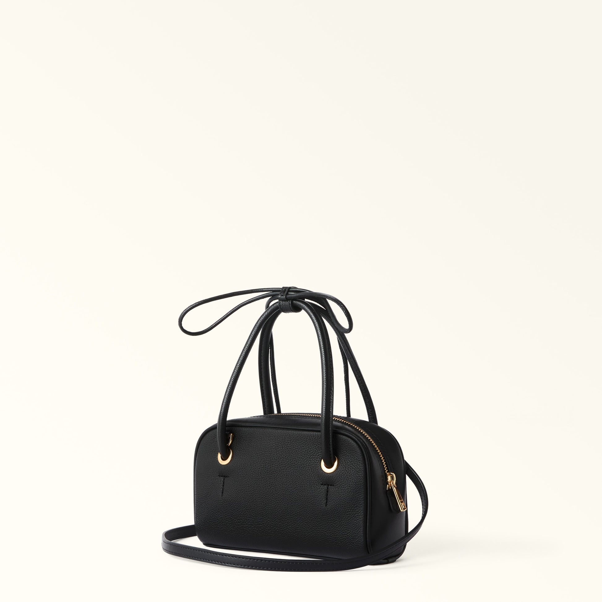 Furla Poppy Mini Dome in Black - Bags 