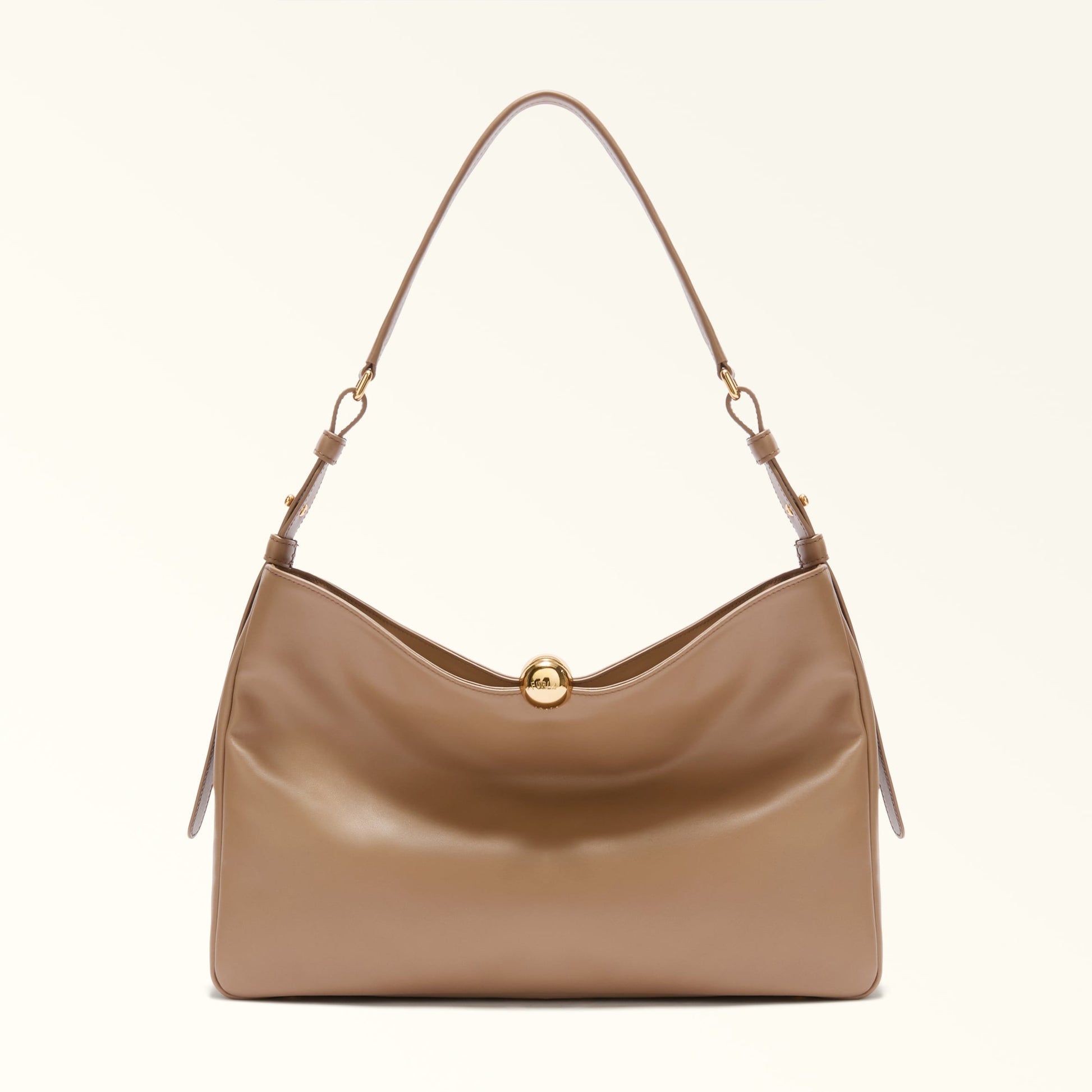 Furla Sfera Soft L Shoulder  Bag In Leather