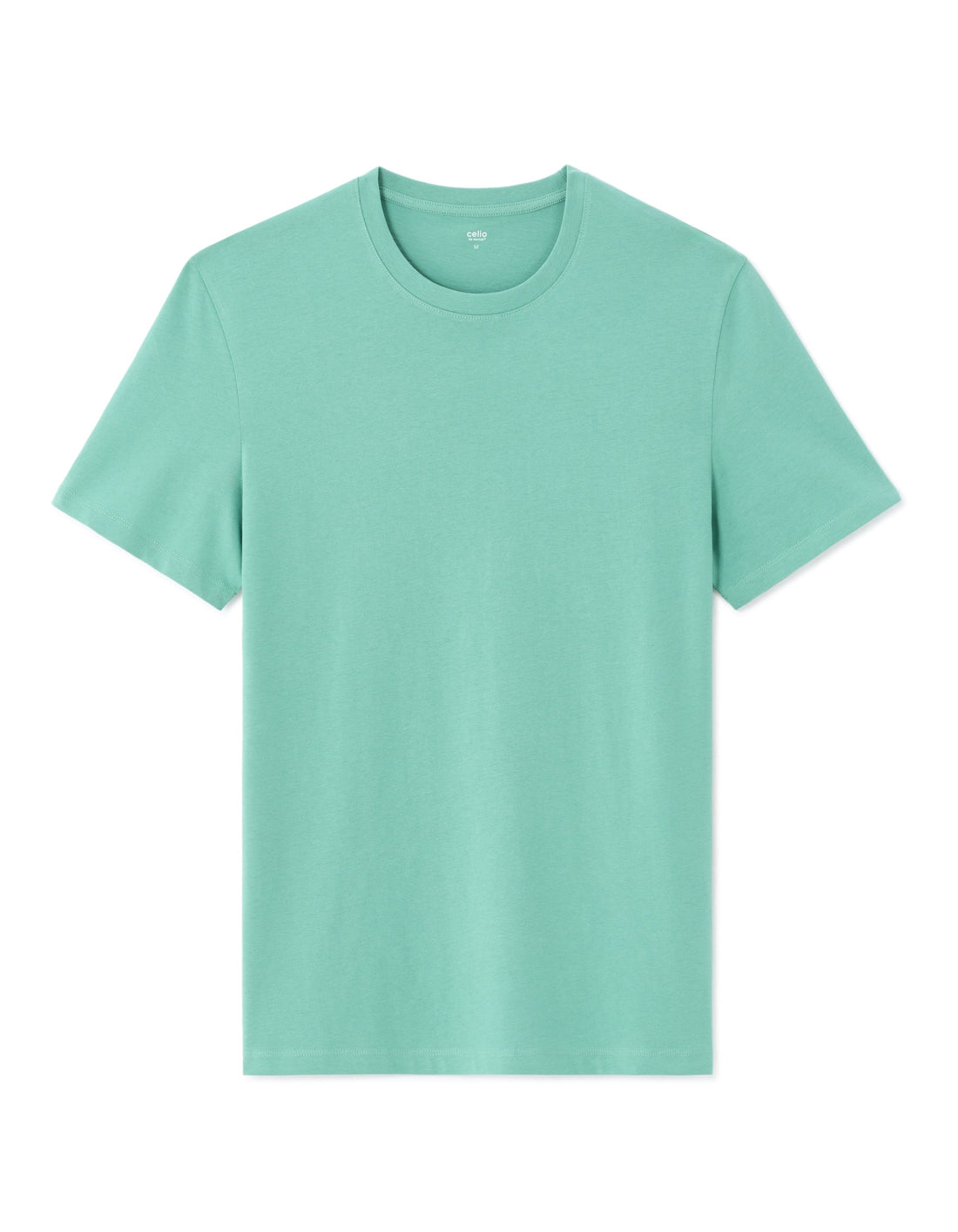 Regular Fit Crew Neck 100% Cotton T-shirt Celio