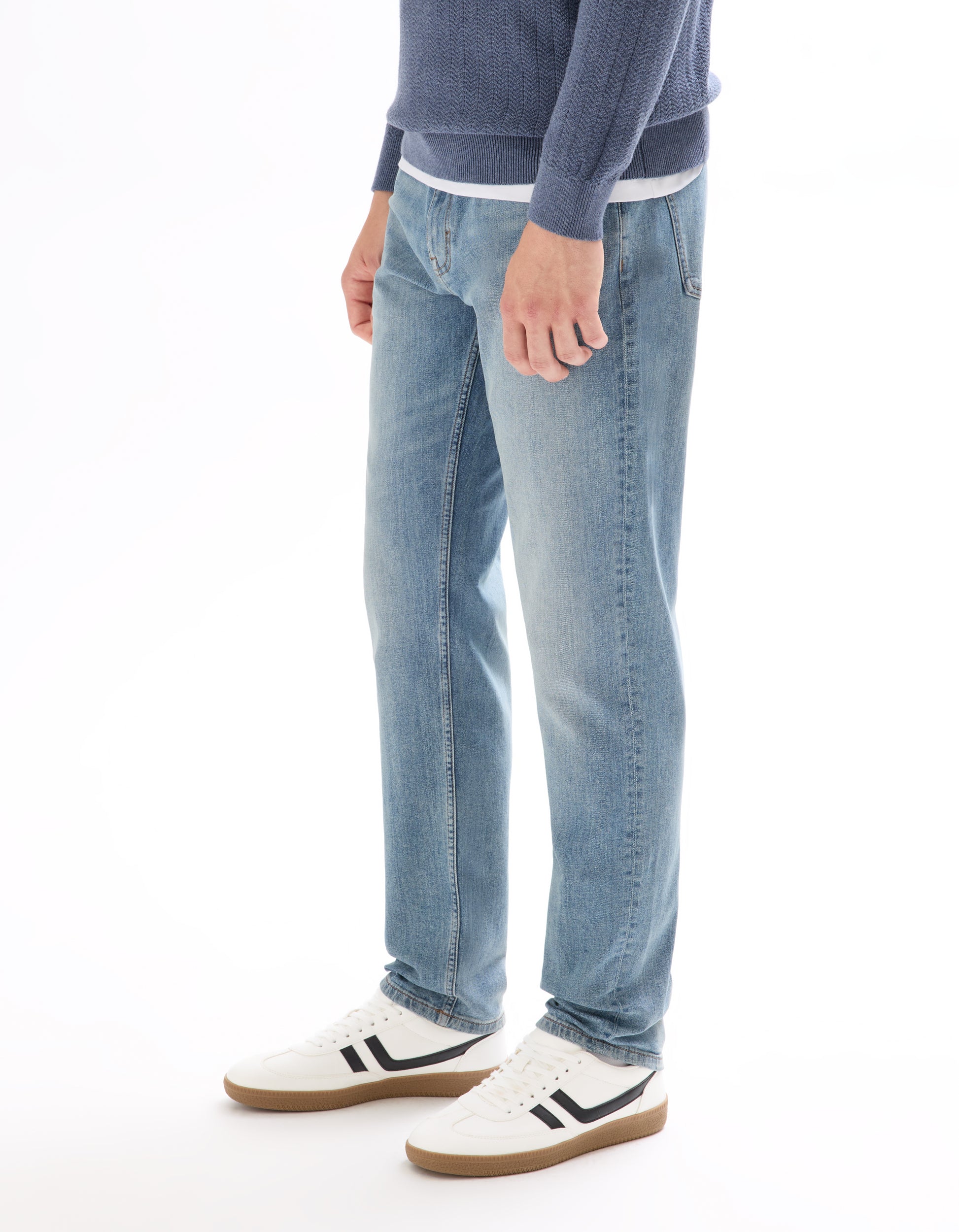 Bleached H25 Jeans 1 Length - Celio Lebanon