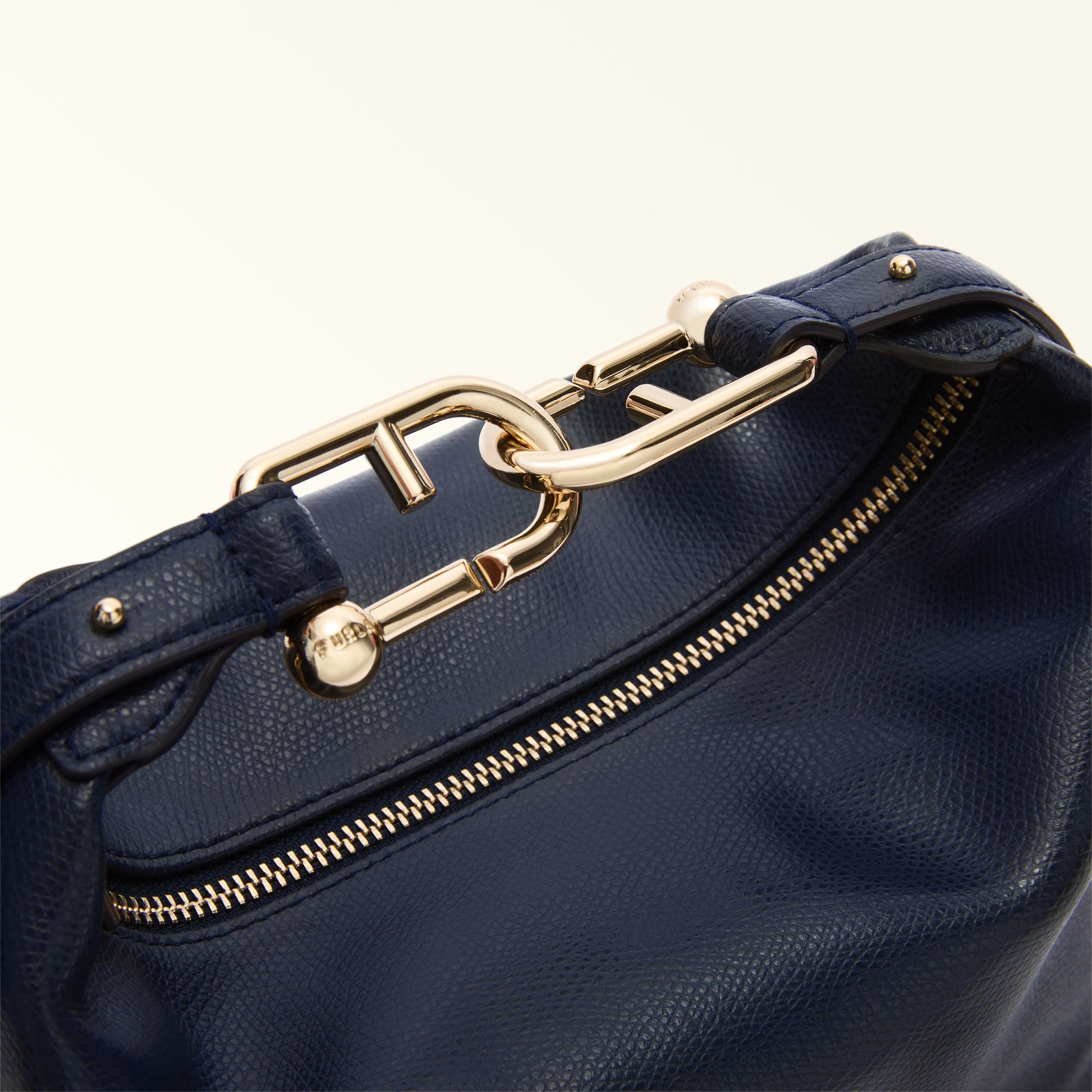 Furla Tonie Mini Hobo Bag In Leather