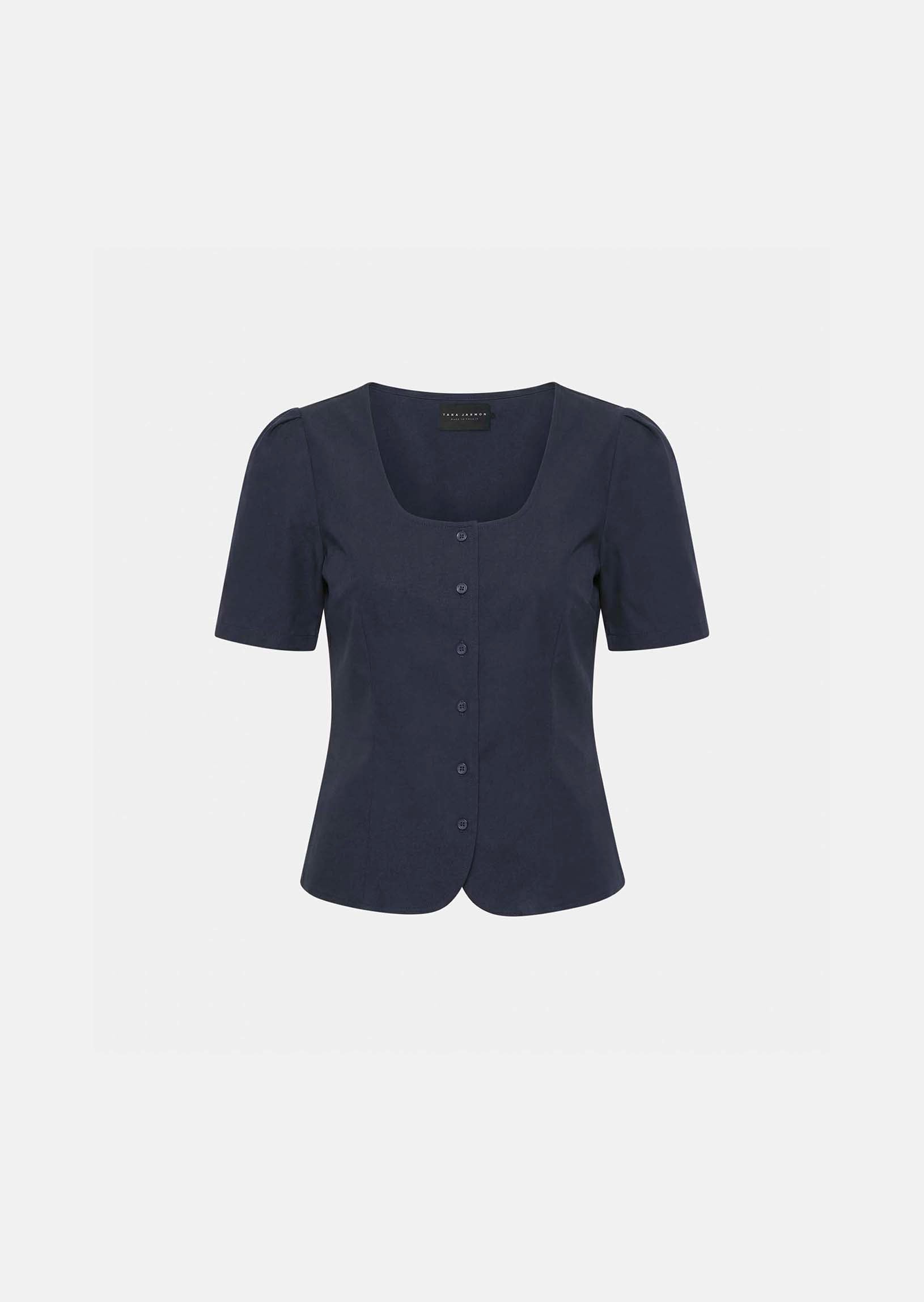 shirt in midnight blue poplin