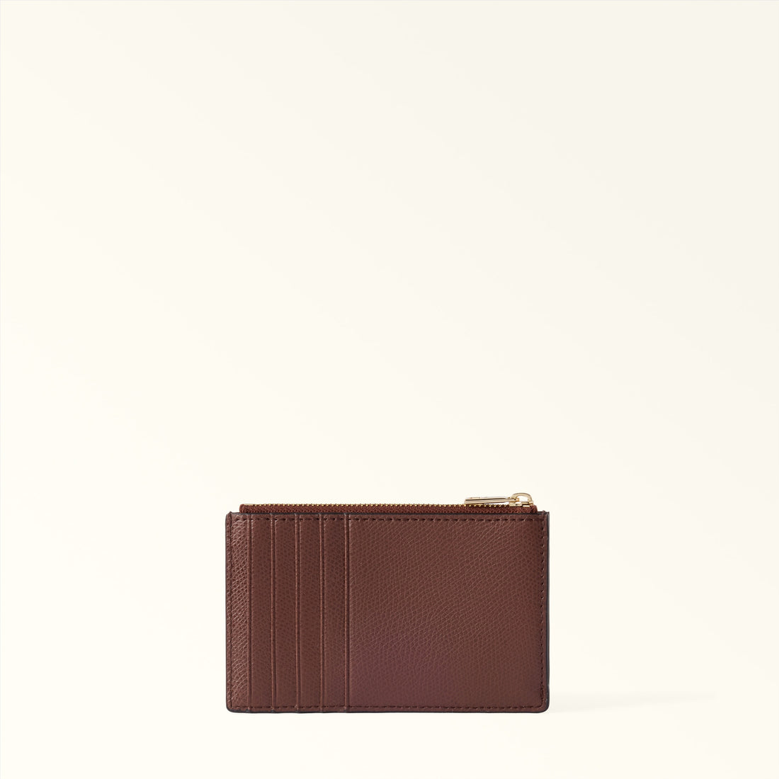Furla Camelia M Zipped Card Case in Brown - Wallets 