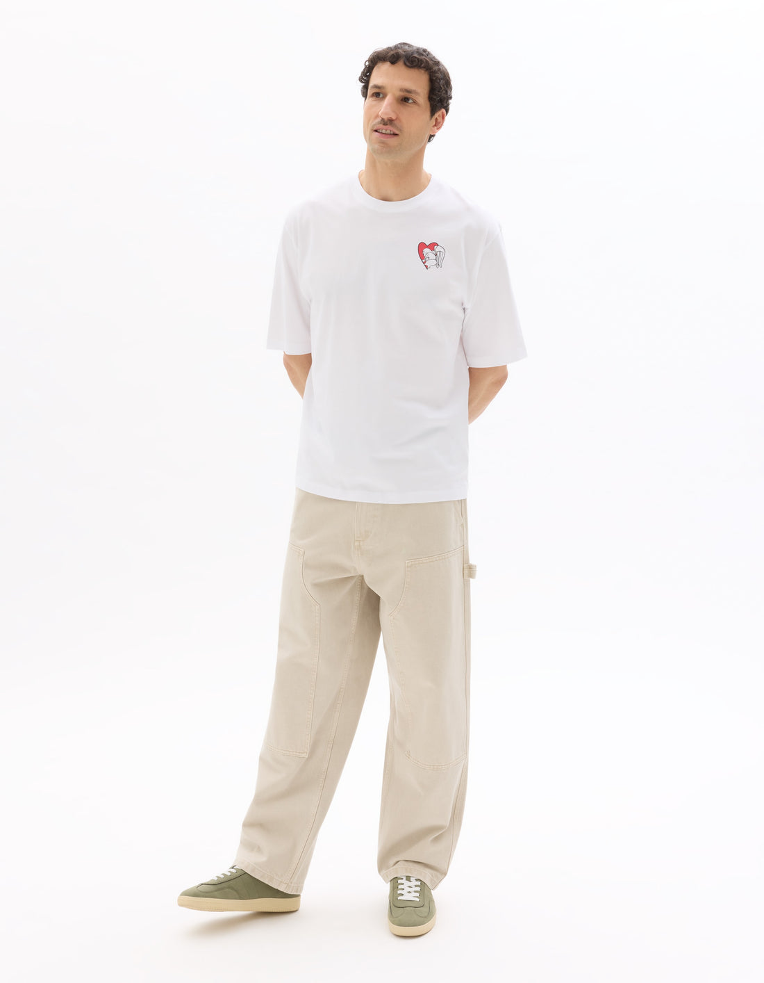 White2 tee shirt for men