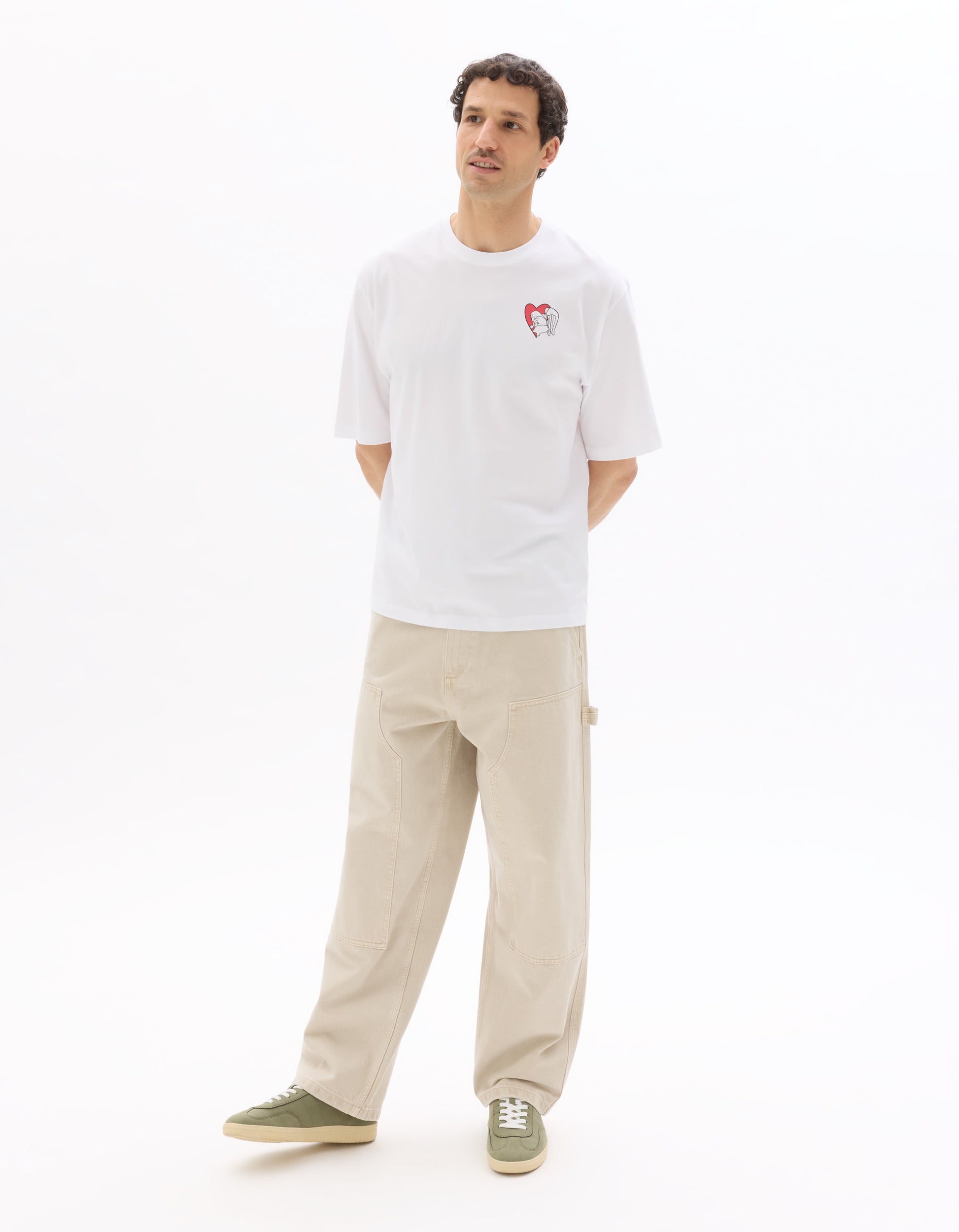 White2 tee shirt for men