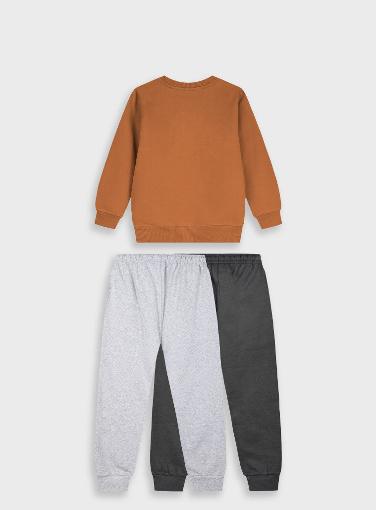 TRACKSUIT 3PCS.(BLOUSE,TROUSERS)