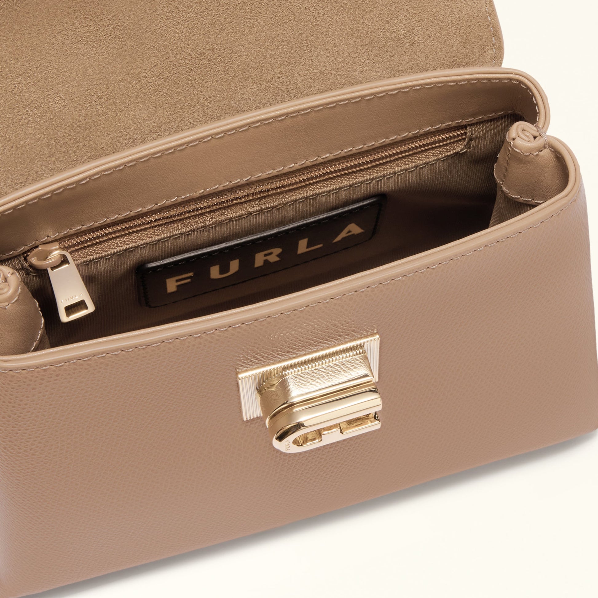 Furla 1927 Mini Top Handle Bag In Leather
