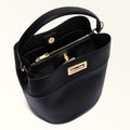 Furla Amelia M Bucket Bag in Black - Bags 