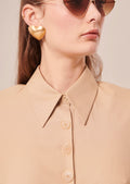 Robin beige cotton dress by Tara Jarmon Lebanon