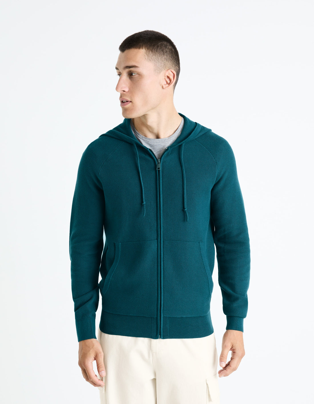 CEPICKY BLUE PEACOCK CARDIGAN - Celio lebanon