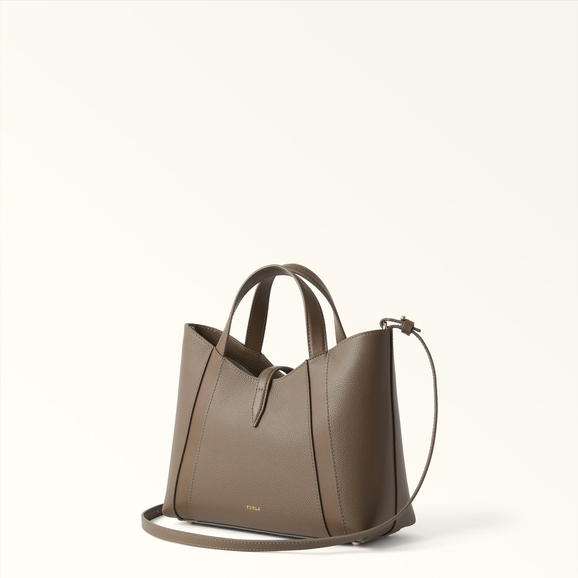 Furla Goccia S Tote in Grey - Bags 