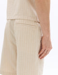 Striped Knitted Bermuda Shorts Celio
