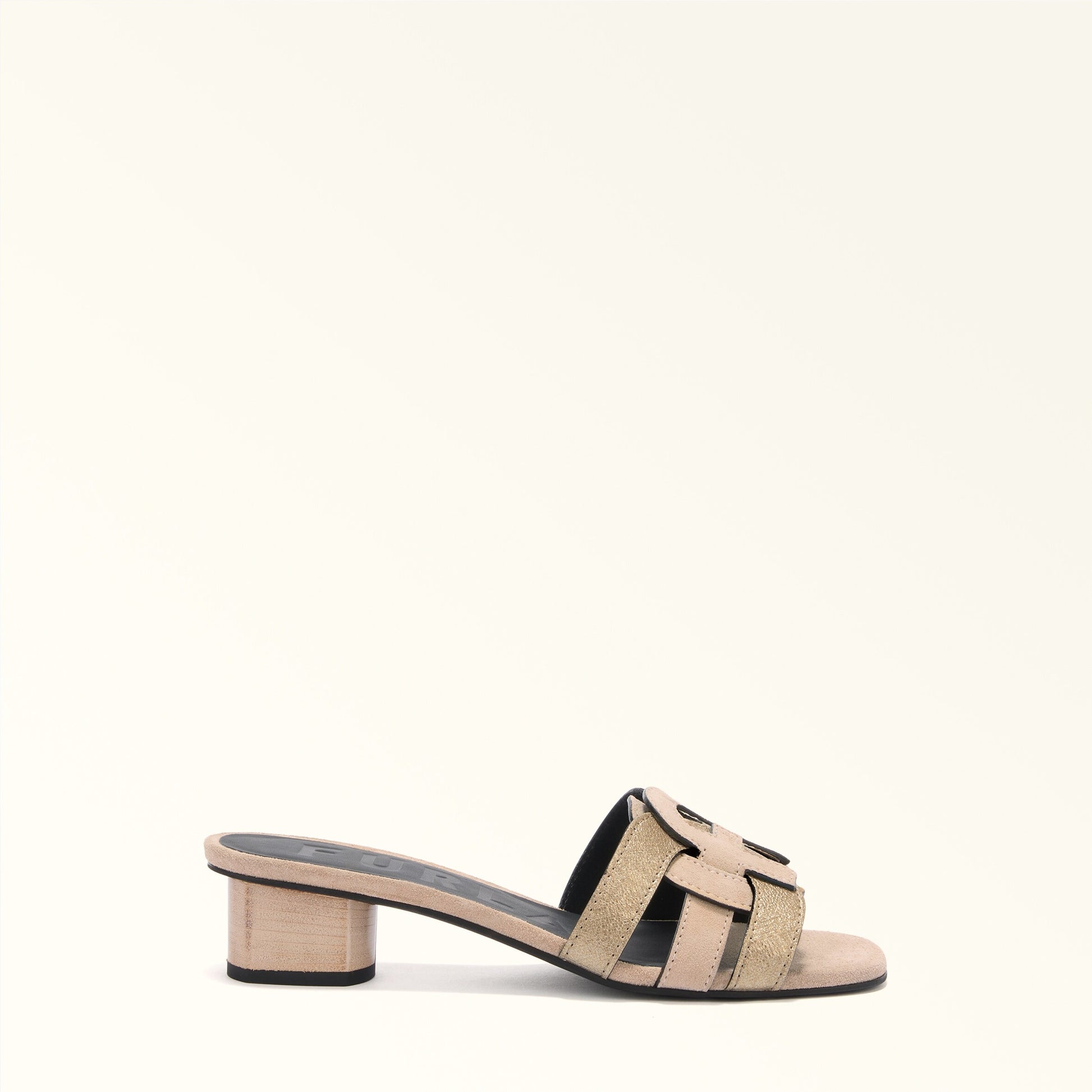 Furla Cilindro Mule Sandal T.50 in White - Shoes 