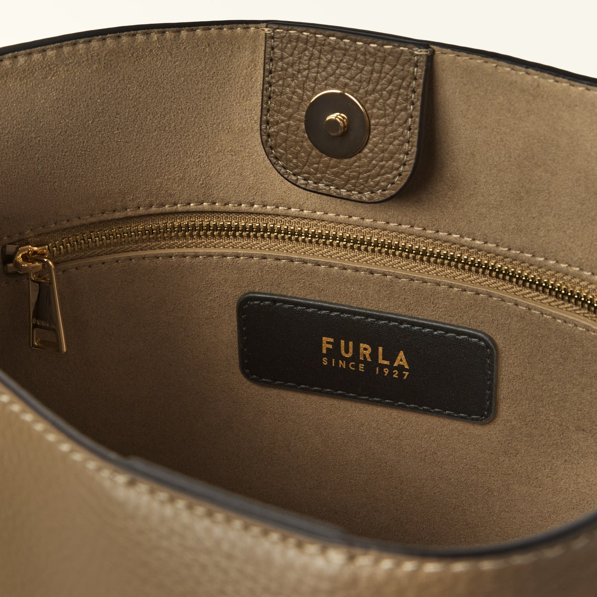 Furla Nuvola L Tote in Grey - Bags 