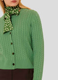 Gaspard green merino wool cardigan by Tara Jarmon Lebanon