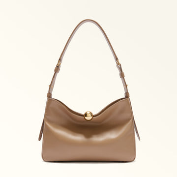 Furla Sfera Soft M Shoulder  Bag In Leather